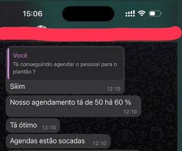Clínica SC - 60% agendamento